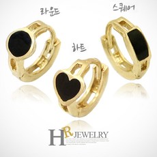호림쥬얼리 14K정.품)인기만점)한쪽(HR)14K 큐트 귀찌(택일)-1pcs