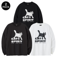 어반에이지 2PACK Cat Spirit 롱슬리브 (3COLOR)