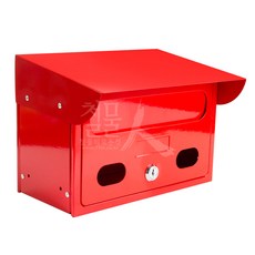 [철물인] 국산 우체통 갓우편함 중 - 올적색