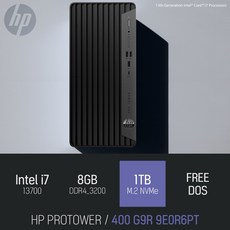 HP 프로 타워 400 G9R 9E0R6PT 사무용 업무용 실속형 데스크탑 PC