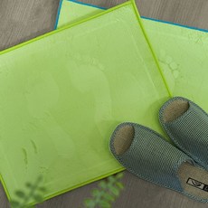 마이크로 극세사 그린사각 발매트