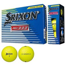 일본직발송 9. DUNLOP (던롭) 골프공 SRIXON AD333 2018년 모델 1다스(12개입) B07B9XJ69Z, One Size_패션 옐로우, One Size_패션 옐로우, 패션 옐로우 - 스릭슨ad333