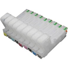 9pcs 280ML 리필 가능 잉크 카트리지 3880 3800 Pro3880 Pro3800 및 자동 리셋 칩3800용과 호환됨, For 3880