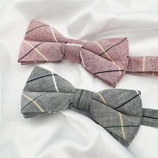 컬러 체크 보 타이 A 자동 나비 리본 넥 연주회 합창 유니폼 단체 아동 웨딩 촬영 소품