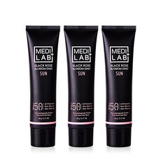 메디 랩 다마스크 장미 블랙로즈 핑크톤업 광채 블로썸 선크림 SPF 50+ / PA++++ (주름개선 미백 자외선 차단 3중 기능성), 3개, 60g