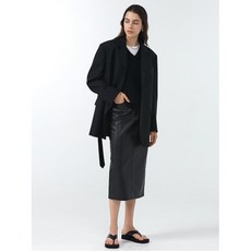 던스트 20FW UNISEX 3 BUTTON BELTED WOOL BLAZER BLACK UDJA0F102BK