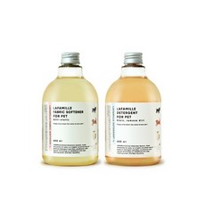 라파미 강아지 고양이 천연 세탁세제 섬유유연제 650ml 2종, 1세트 - 강아지세제