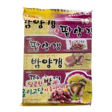 크라운 밤양갱 + 팥양갱, 500g, 5개입