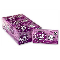 Glee Gum All Natural Mixed Berry Gum 글리 올네츄럴 믹스베리 천연치클껌 16개입 12팩