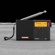 SIHUADON XHDATA D-808 휴대용 라디오 AM FM 스테레오 SW MW LW SSB AIR RDS 디지털 스피커 LCD 디스플레이, 01 balck_01 CHINA