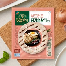 (냉장)[CJ제일제당]더건강한 닭가슴살 직화스테이크100g, 24개, 100g