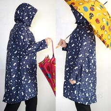 무민 프린트 비옷(레인코트), 베이지