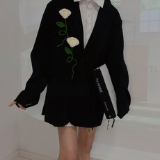 코사지브로치뜨개