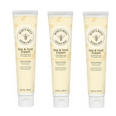 Burts Bees 버츠비 마마비 레그 앤 풋크림 100ml x3팩 Mama Bee Leg Foot Creme, 3개