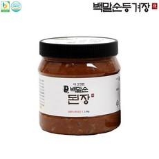 백말순 전통 된장, 1개, 1.2kg