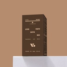 리베브 고함량 판토비오틴 맥스 5000, 1박스, 60정