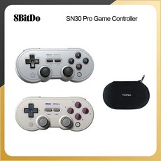 8BitDo-SN30 프로 게임 컨트롤러 닌텐도 스위치 용 무선 블루투스 게임 패드 안드로이드 mac os 스팀 윈도우 PC 조이스틱, 1개, 3.Purple