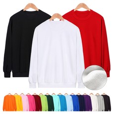 완티 베이직 기모 맨투맨 남녀공용 빅사이즈