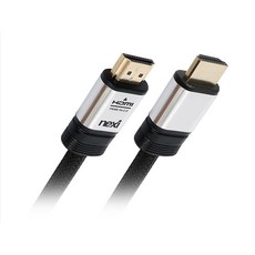 넥시 HDMI V2.0 샤이닝 블랙 케이블 5m NX967, 5m (NX967)