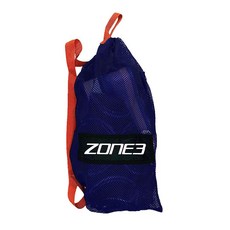 ZONE3 대형 메시 트레이닝 가방/수영 훈련 보조 가방 드로스트링 수상 스포츠용 블루. 수영 도구, 1개