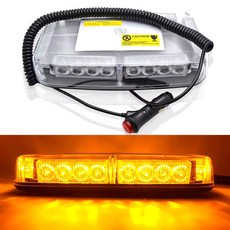 24 LED 자동차 지붕 트레일러 COB W463B 순찰 모드 조절 가능 무선 60CM, 레드-AU4, 1개