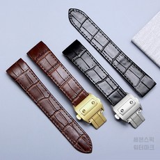 까르띠에 호환 시계줄 santos100 방수 땀 방지 남성 여성 밴드 accessories20 23mm 팔찌 가죽 스트랩 교체