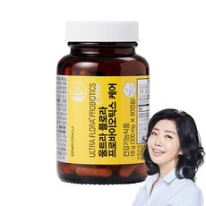 여에스더 울트라플로라 프로바이오틱스 케어 유산균 케어 프리미엄, 60정, 300mg, 2개