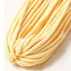 모던마크라메 마크라메 실 우동끈 14컬러 5mm 100yd 마크라메재료, 90m, 4.크림레몬