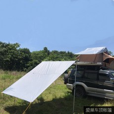 차박용 스크린 타프 사이드어닝월 캠핑 가림막 윈드스크린, 1.5x2.6m 자동차 사이드 텐트 + 사이드 천