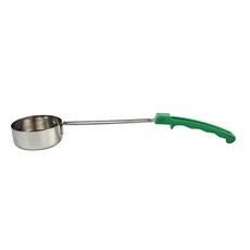 긴 고무 손잡이가 스테스 소스 스푼 피자 스프레드 국자 측정, 4.4 Ounce, 1개