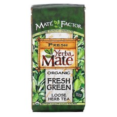 Mate Factor 유기농 마테 프레시 그린 연한 허브차 340 g(12 oz), One Color_One Size, 1개, 2kg