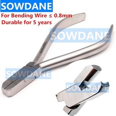치과 교정 치과 무거운 중공 Chop 컨투어링 아치 성형 플라이어 최대 0.9mm 와이어 용 스테인레스 스틸 와, 03 3 pieces