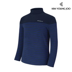 김영주 남성 양면 기모 마이크로 플리스 터틀넥 티셔츠 K2WMSH1677