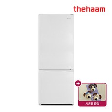 [더함] R205D1-MW1BM(화이트) 205L 콤비 일반냉장고 2023년 신모델 원룸형 2도어냉장고, 좌측방향 도어