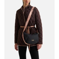 PRIMA CLASSE Nylon Metaverse small halfmoon crossbody bag Black 24IL4GZ6797620001