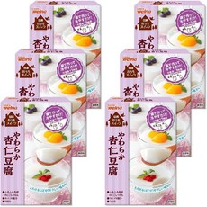 일본푸딩 닛신과자백과 부드러운 안닌두부 60g x 6개, 옵션1