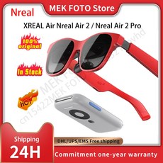 블루투스안경 스마트안경 XREAL Nreal Air 2 Pro 스마트 AR HD 마이크로 OLED 개인 영화관 휴대용 보기 VS Rokid MAX 안경, 6.AIR 2 PRO with Beam