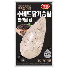 하림 수비드닭가슴살 블랙페퍼, 25팩, 100g