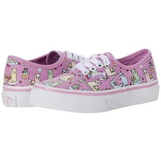 [미국] 470607 반스 키즈 스니커즈 슬립온 Vans Kids Authentic (Little Kid) - (Llamas) Orchid/True White