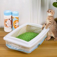 고양이 화장실 전체갈이 비닐봉투 모래갈이봉투, 10개