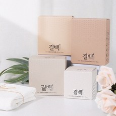 결백 유기농 면 순면 중형 대형 팬티 라이너 생리대, 중형[10개입]