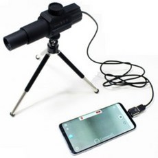 프린트코어 70배 USB 망원경 스마트폰연결 전자망원경 단망경, 7cm