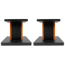 2Rockville RHT8C 컴퓨터 책장 데스크탑 스피커 스튜디오 모니터 브래킷-나무 (Desktop 2-Tone), Desktop 2-Tone