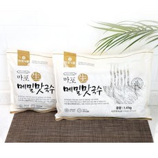 마포생메밀맛국수 1.4kg (7-8인분) 메밀소바 냉면 막국수 비빔메밀국수, 1개