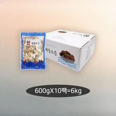 (대용량) 해물모듬 냉동 손질 해물믹스 600g 오징어 바지락 홍합 새우 (600g10팩), 참해물모듬 600g (1박스 10팩), 10개