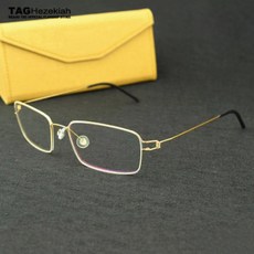 TAG Hezekiah 린드버그 모르텐 스타일 티타늄 사각 스퀘어 안경테
