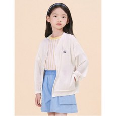 [빈폴키즈] [카드 7%+적립 10% (8.22~25)] 여아 핫썸머 냉장고 카디건 화이트 (BI4441G011)
