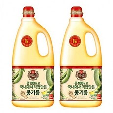 피콘 백설 콩100프로 식용유 1.8L 콩기름 실속구매, 백설콩기름1.8리터 1개