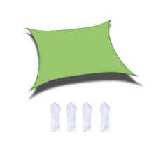 블랙코팅 타프스크린 그늘막옥외 차양 직사각형 초 방수포 스크린 자동차 정원 발코니 캠핑을 위한 차광, 04 Green_16 3x5m