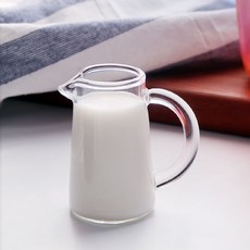 내열유리 샤인 밀크저그 샷잔 시럽잔 크리머, 롤리 밀크저그, 1개